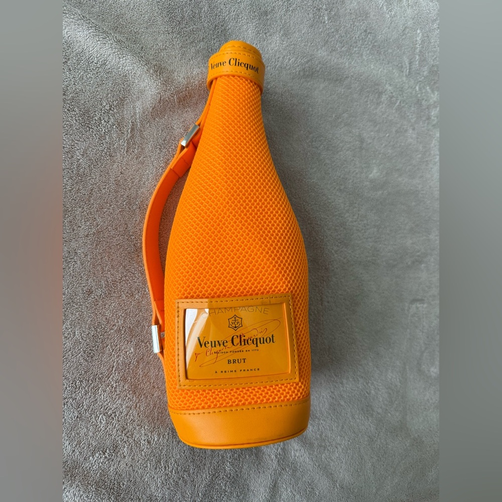 Veuve Clicquot Orange Champagne Ice Jacket Bottle Cover Koozie